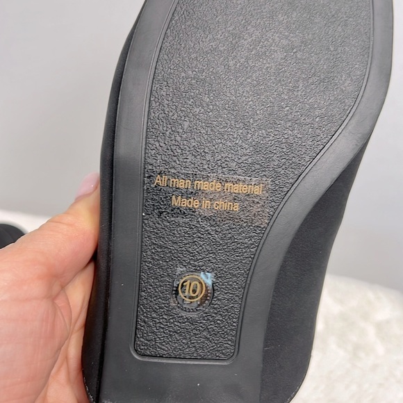 Henry Ferrera Slip-on Suede Comfort Penny Loafer Mule size 10 NWOT - Picture 8 of 9